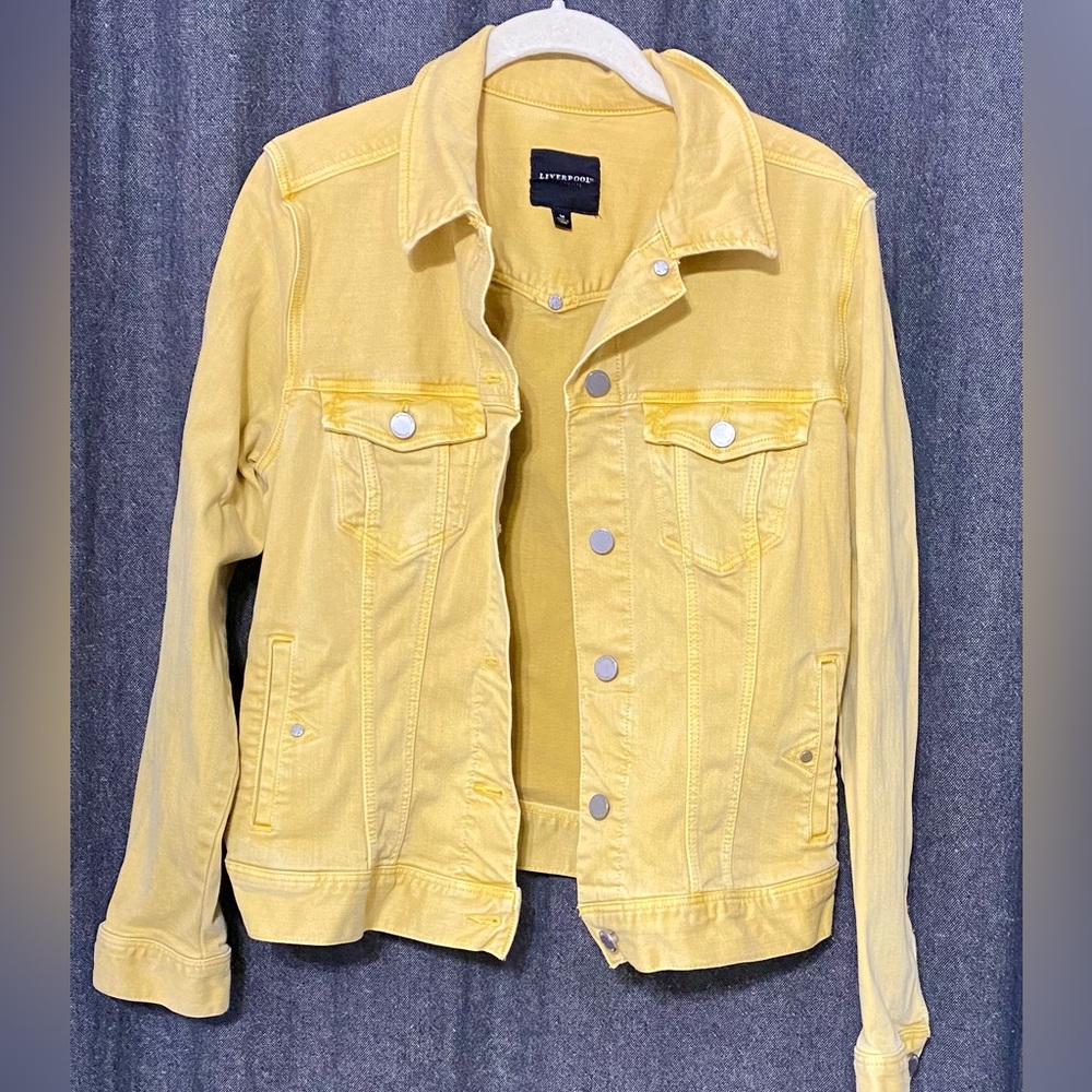 Liverpool Yellow Jean Jacket for Women